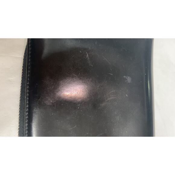 MOSCHINO Vintage Black Leather Wallet, Made in Italy - Picture 6 of 14